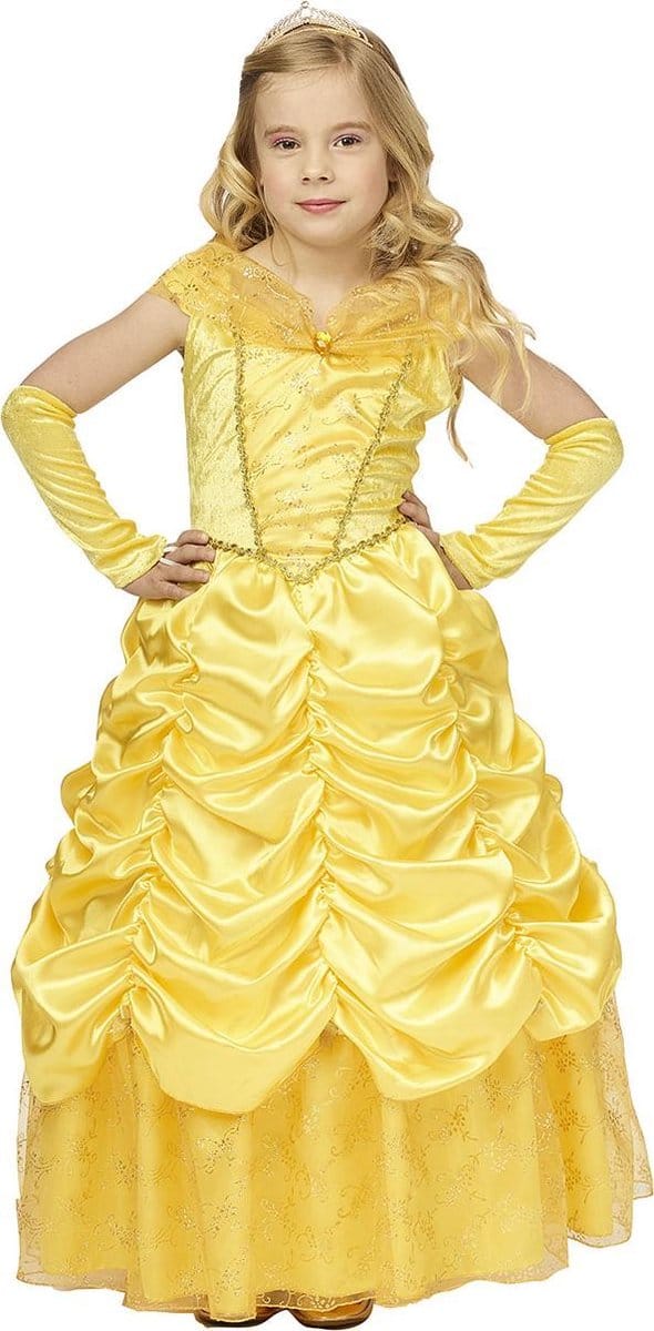 Gele Prinsessenjurk Kind Fleur - Maat 152