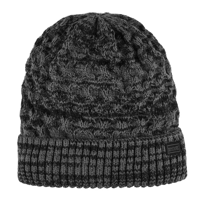 Harrell gebreide beanie muts met fleece-voering voor heren