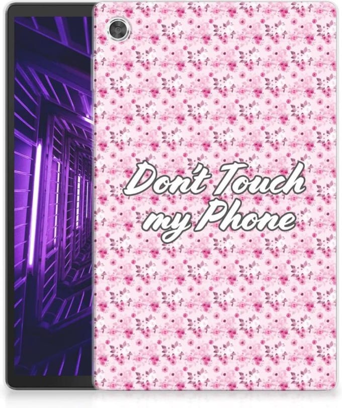 Lenovo Tab M10 Plus Print Case Flowers Pink DTMP