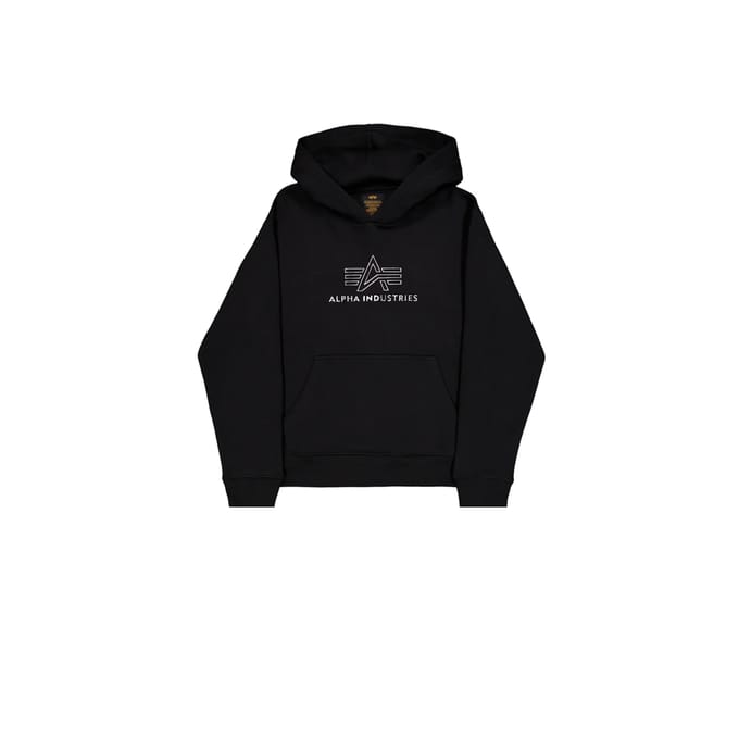 Regular fit hoodie van puur katoen met labeldetail