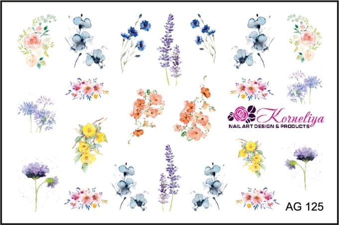 Korneliya Airbrush Waterdecal AG 125