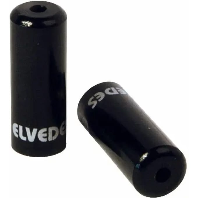 Elvedes Kabelhoedje 4,2mm aluminium zwart (10st)