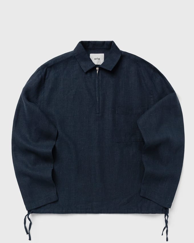 Linen Quarter Zip Pullover
