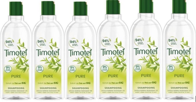 6 x TIMOTEI Haarshampoos Regulier Haarherstel Vite Pure - 300 ml