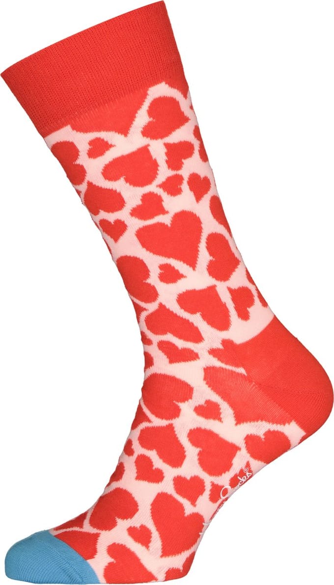 Happy Socks Heart Sock - unisex sokken - Unisex - Maat: 41 - 46