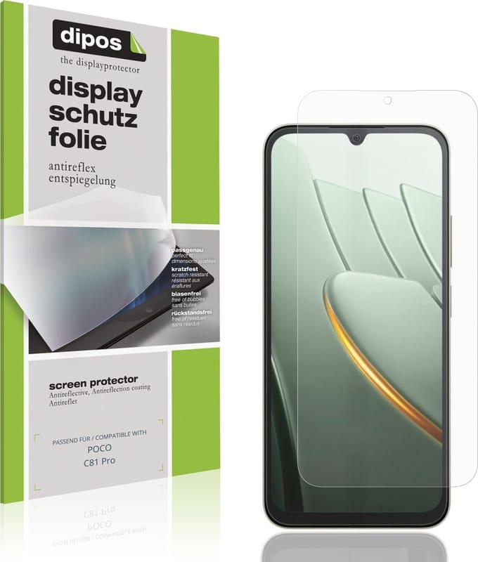 dipos – 4x Matte Beschermfolie geschikt voor POCO C81 Pro | Krasbestendige & antireflecterende Screenprotector Ultra-Thin