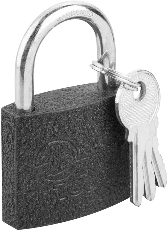 Top Tools Hangslot 40mm 2 Sleutels Op Blister Verpakking