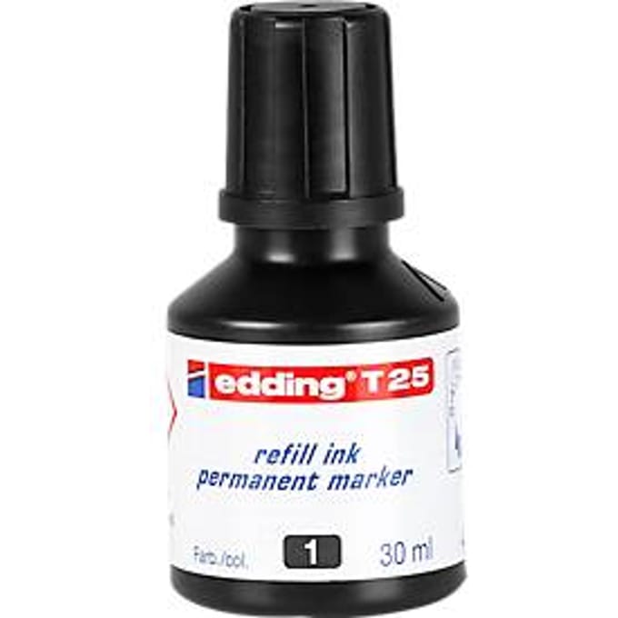 Navul-inkt edding T25 (druppeldosering), zwart
