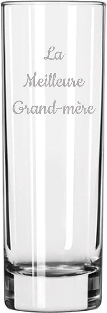 Longdrinkglas gegraveerd - 22cl - La Meilleure Grand-mère
