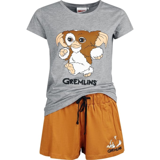 Gremlins Pyjama - Gizmo - S tot 3XL - voor Vrouwen - meerkleurig