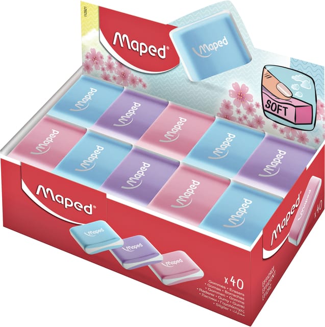 MAPED GUM ESSENTIALS SOFT ASS 1 stuk