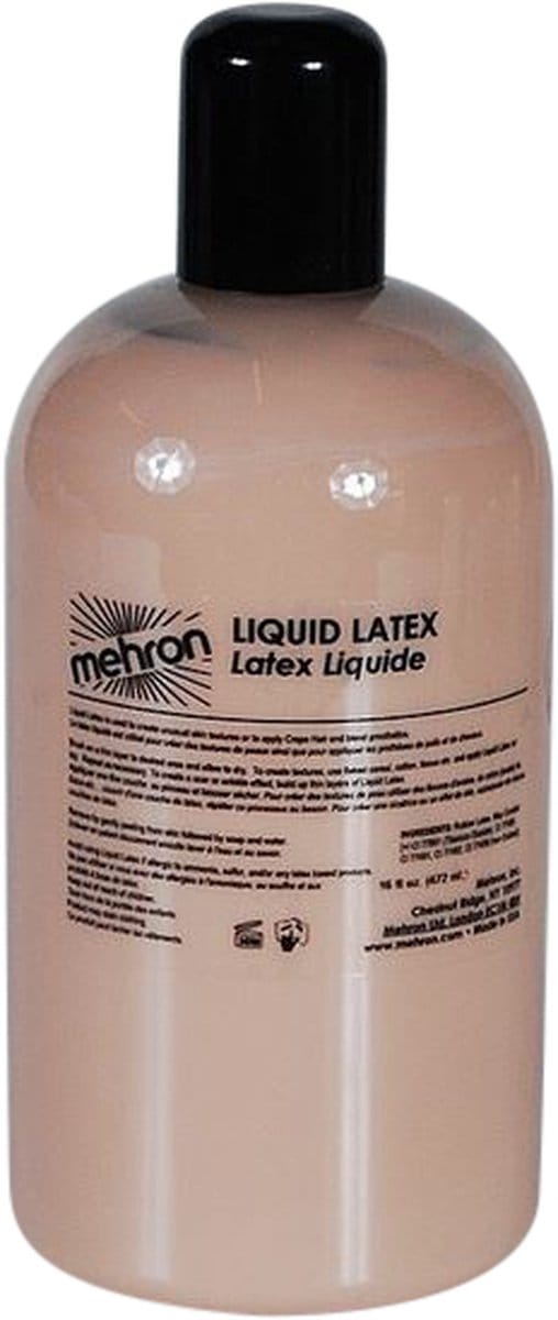 Mehron Liquid Latex - Beige vloeibare latex voor Special FX - 472ml