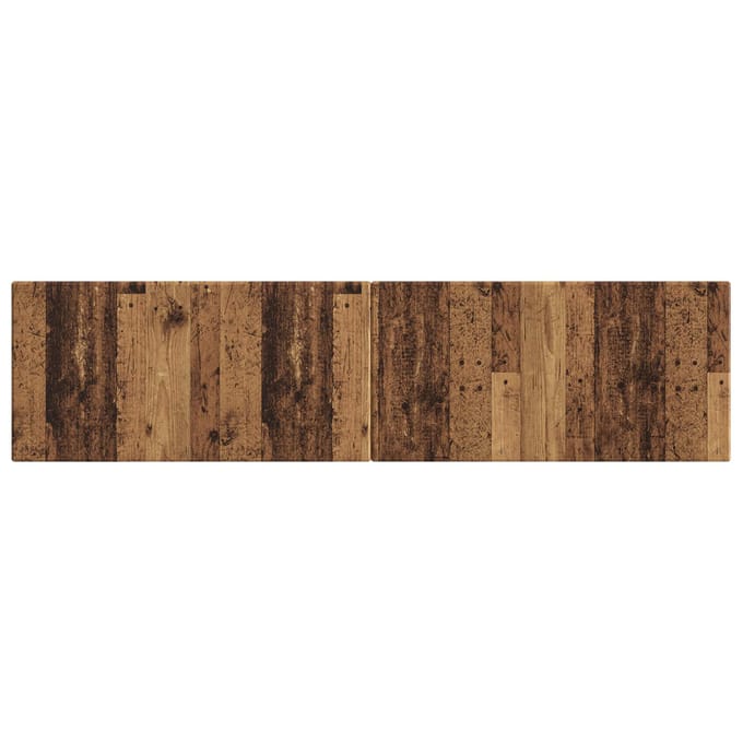 vidaXL - Wandgemonteerd - Hoofdbord - BREDA - Oud - hout - Bewerkt - hout