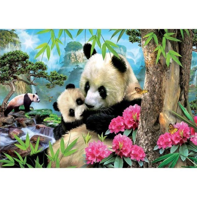 Legpuzzel - 1000 stukjes - Panda's - Educa puzzel