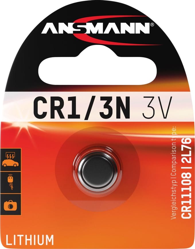 Ansmann Knoopcel CR 1/3 N 3 V 1 stuk(s) Lithium CR1110