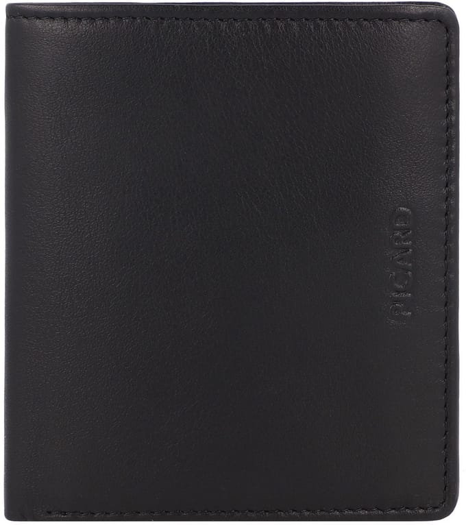 Picard Brooklyn Portemonnee Leer 9 cm - Jongens - Horizontaal - schwarz
