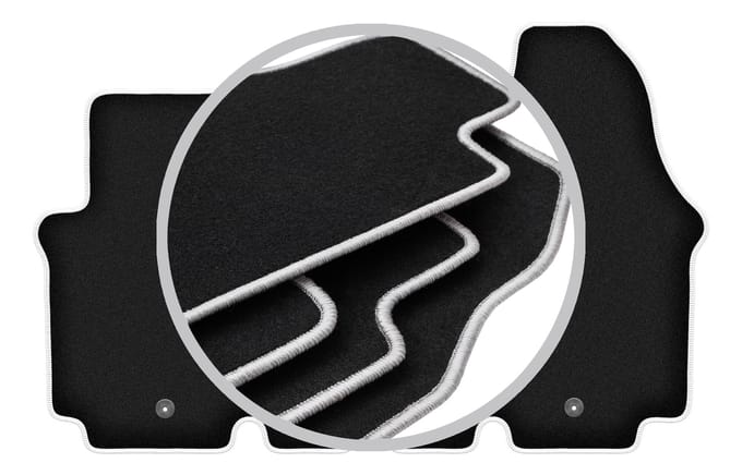 CARLUX-SILVER automatten voor: Opel Vivaro bestelwagen (2001-2014)
