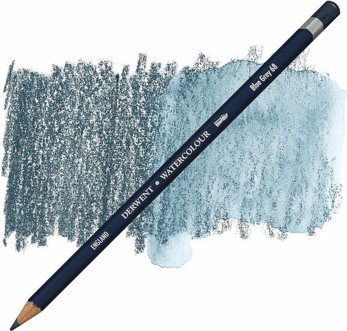 Derwent Watercolour Potlood - Blue Grey 68