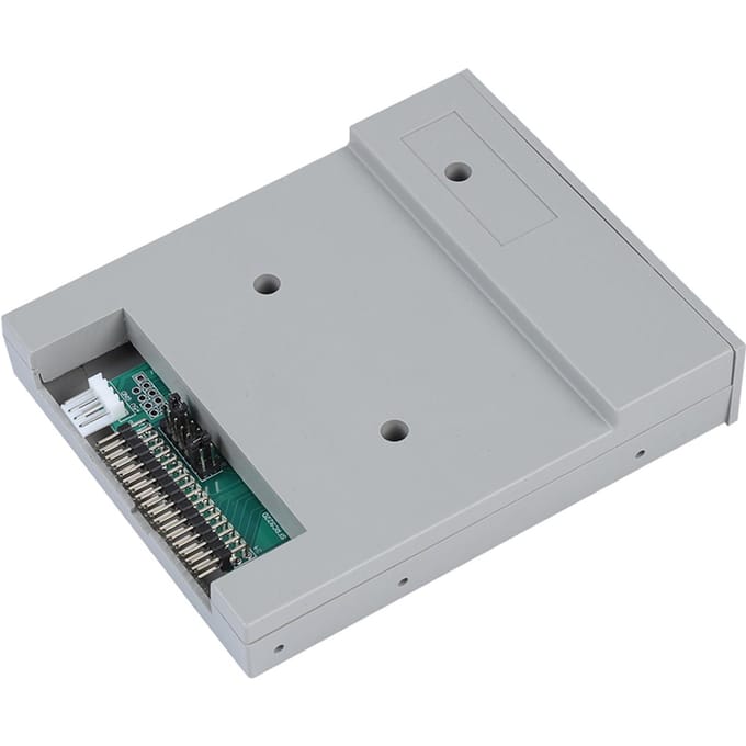 SFR1M44‑U100 3.5in 1.44MB USB SSD Diskette Drive Emulator Plug and Play gray