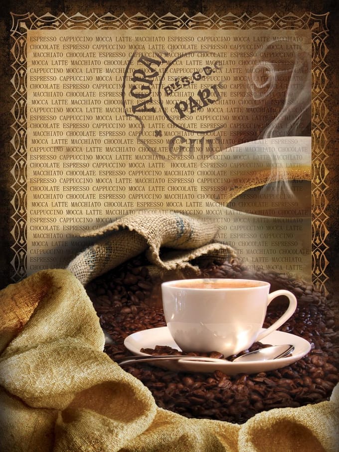 Coffee Beans  Photo Wallcovering