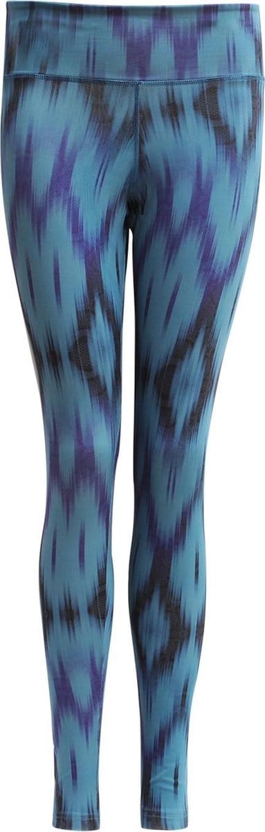 Yoga-Leggings "Devi" - Ikat aqua