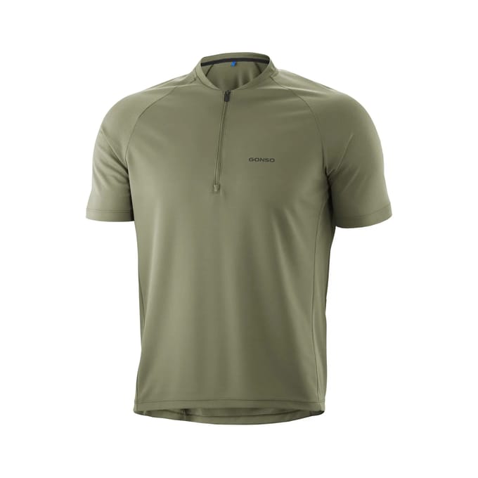 Gonso Sitivo Blue Korte Mouw Wielertrui Groen 4XL Man