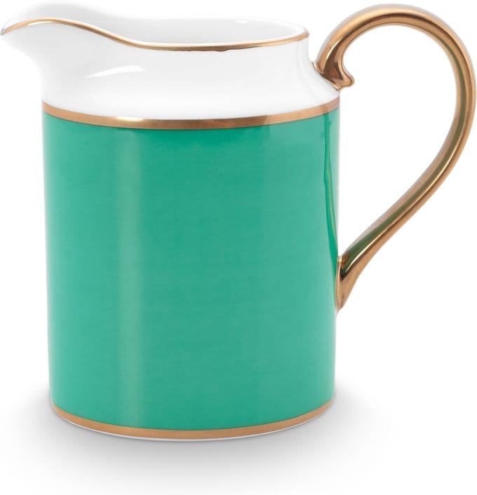 Pip Studio - Chique melkkan groen - Porselein - Gouden randjes