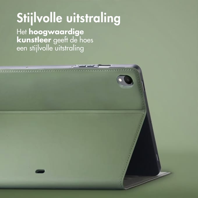 Accezz Tablet Hoes - Geschikt voor Samsung Galaxy Tab S11 - Classic Tablet Case - Groen