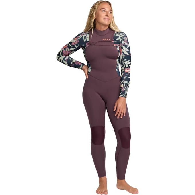 Vrouwen wetsuit Roxy Swell Natural 4.3 mm Chest Zip