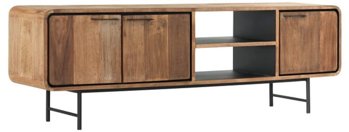 DTP Home Evo tv meubel medium teakhout - 185x40x60 cm