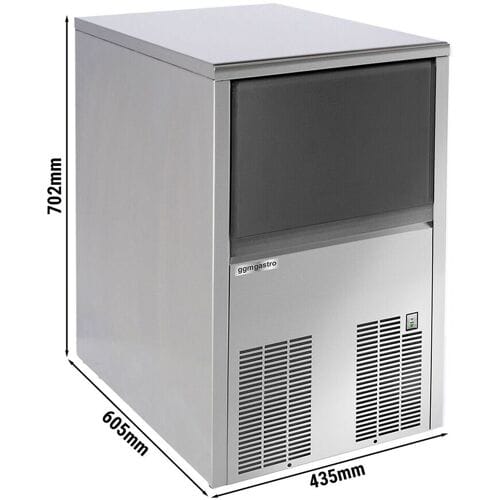 GGM Gastro IJsblokjesmachine - cilinder - 41 kg/24 h zilver