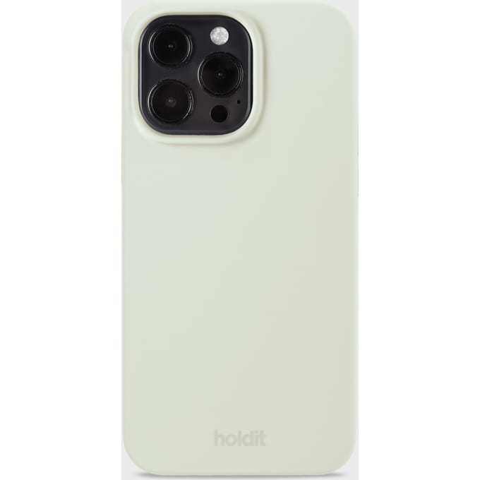 Phone Case Silicone White Moss iPhone 14 Pro Max