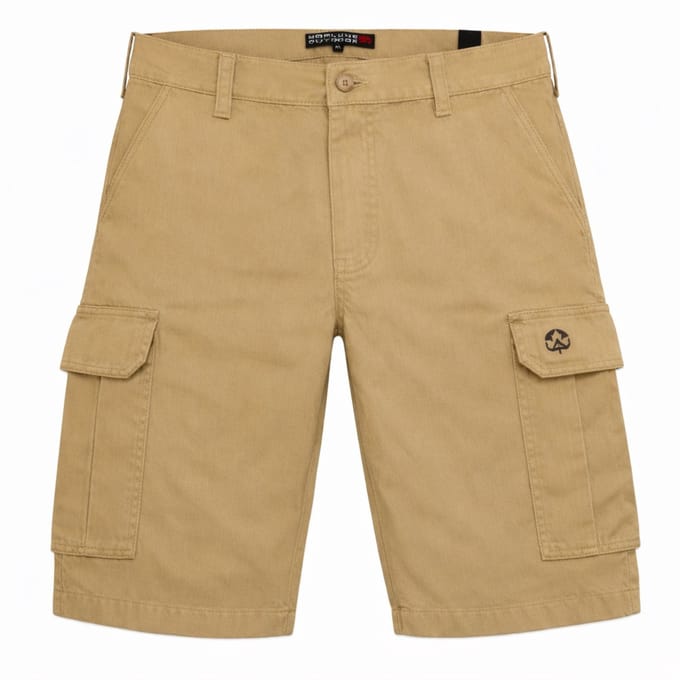 Norlund - Heren Shorts Baroudeur Cargo Short - Beige - Maat M