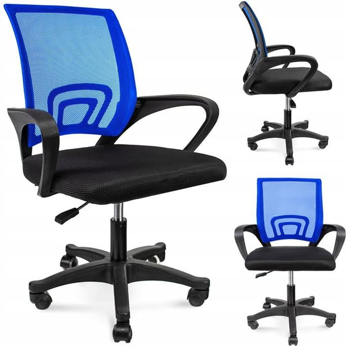 SMART stoel zwart/blauw