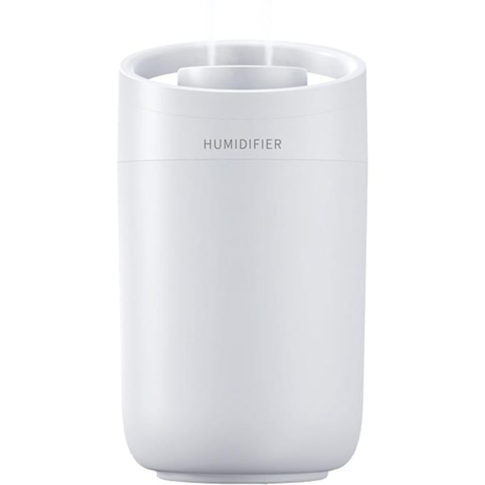 3L Mist-luchtbevochtiger Diffuser Dual Mist Stille luchtbevochtiger Topvulling Cool Mist etherische olie wit