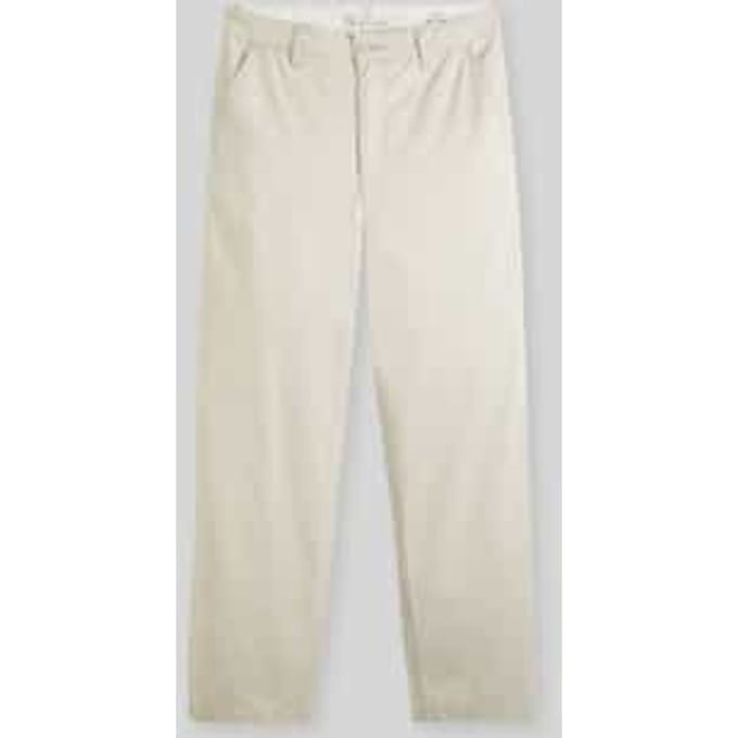 loose fit chino van puur katoen