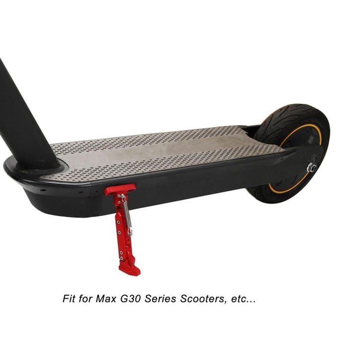 ULIP elektrische scooter standaard uitschuifbare voetsteun scooter zijparkeerstandaard verstelbaar zwart