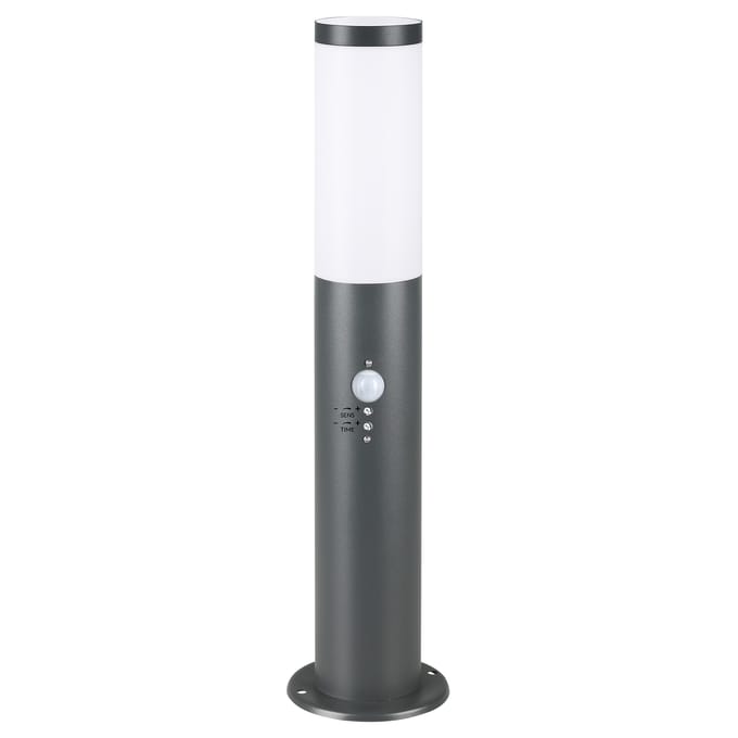 Monzana Buitenlamp – met Bewegingsensor RVS E27 - IP44 Antraciet