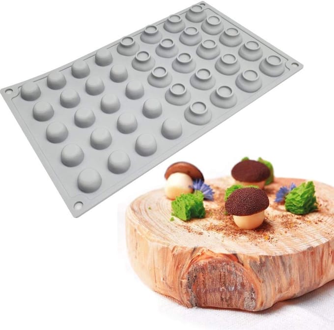 Siliconen cakevorm - Perfect voor desserts - 40 gaten