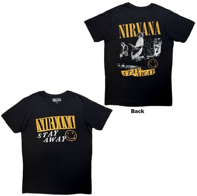 Nirvana - Stay Away Heren Tshirt - M - Zwart