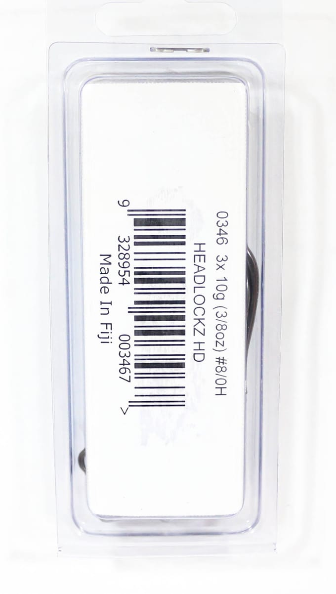Tackle Tactics TT Headlockz HD jigkop 1/16 oz 1/0 6/pak (3542)