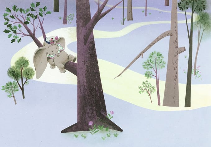 Fotobehang Sleep On The Tree - Meerkleurig - 2,80m X 400cm