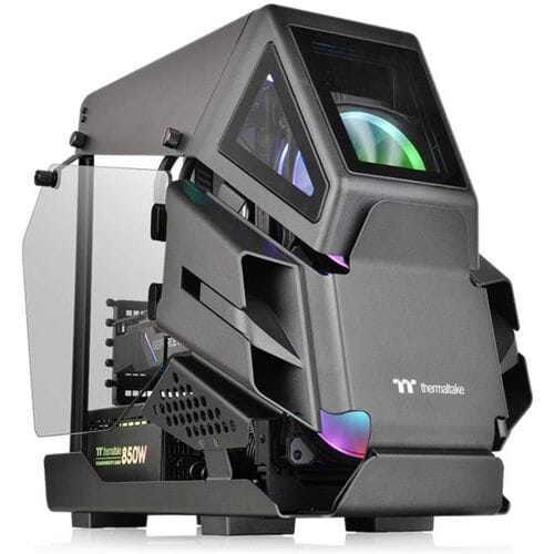 Thermaltake AH T200 Micro-tower PC-behuizing Zwart Zijvenster