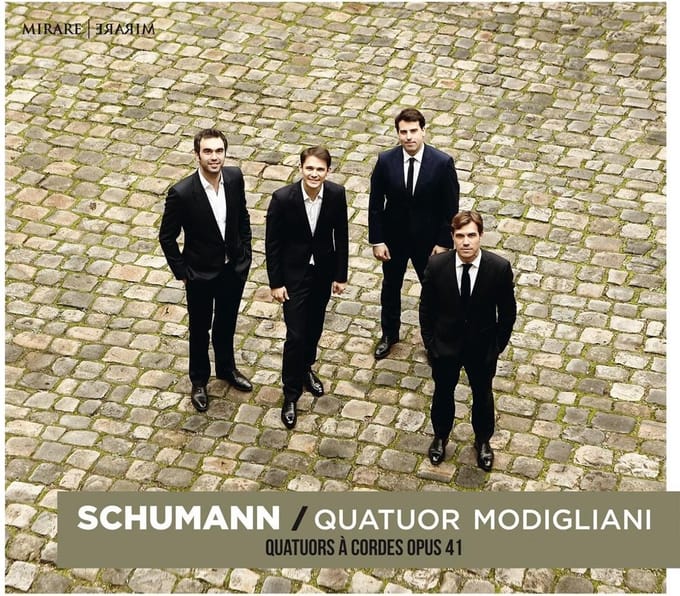 Quatuor Modigliani - Schumann: String Quartet Op.41 (CD)