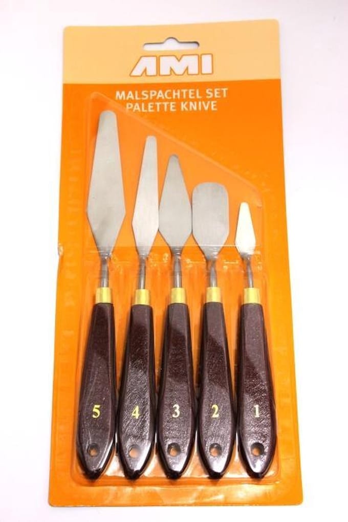 Schildersmes set  1-5 / G1-R12-42