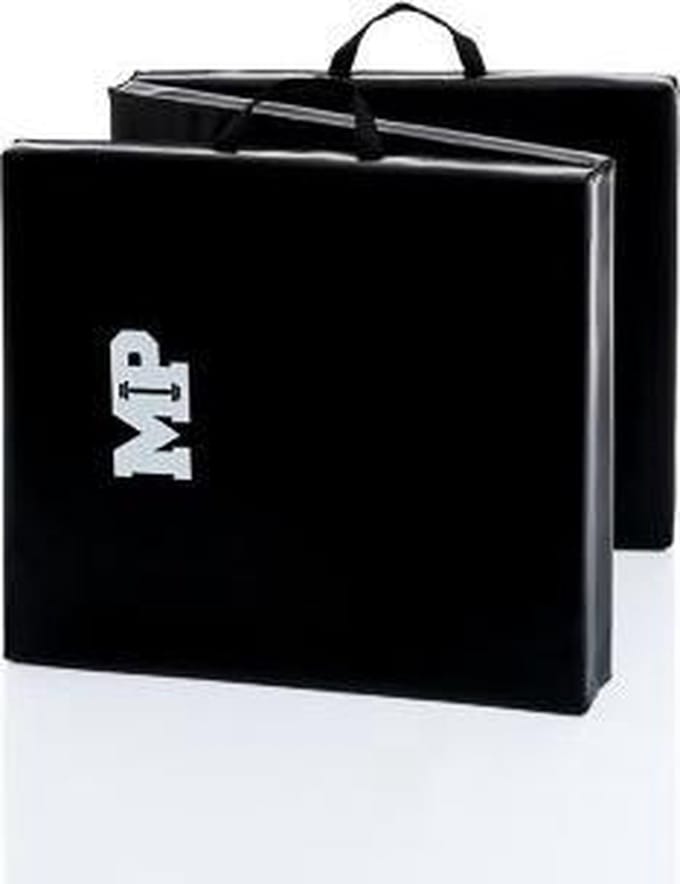 Muscle Power Tri-Fold Mat - Opvouwbare Yogamat - Zwart