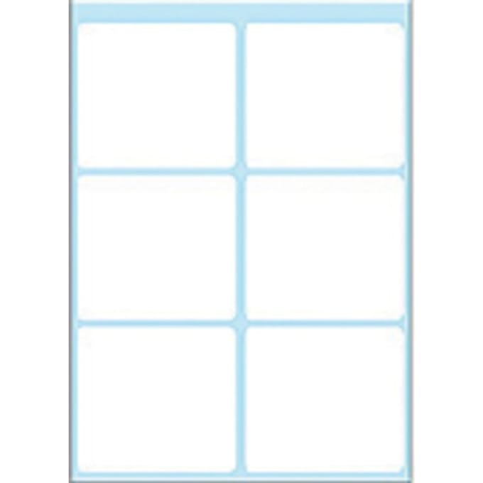Haza Original Etiketten Vierkant 42 Stuks 36 X 40 Mm Wit