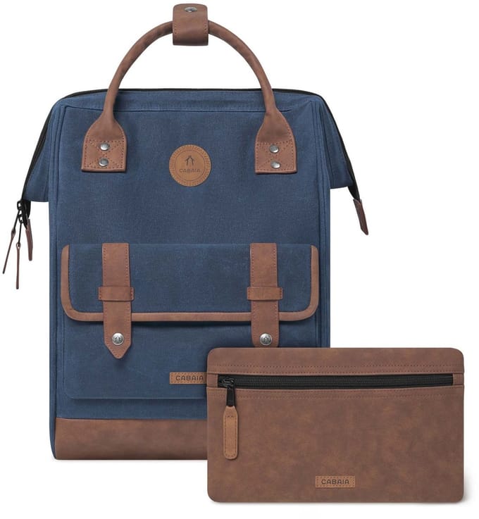 Cabaia Adventurer Medium Laptoprugzak - 14 inch - 23L - Blauw
