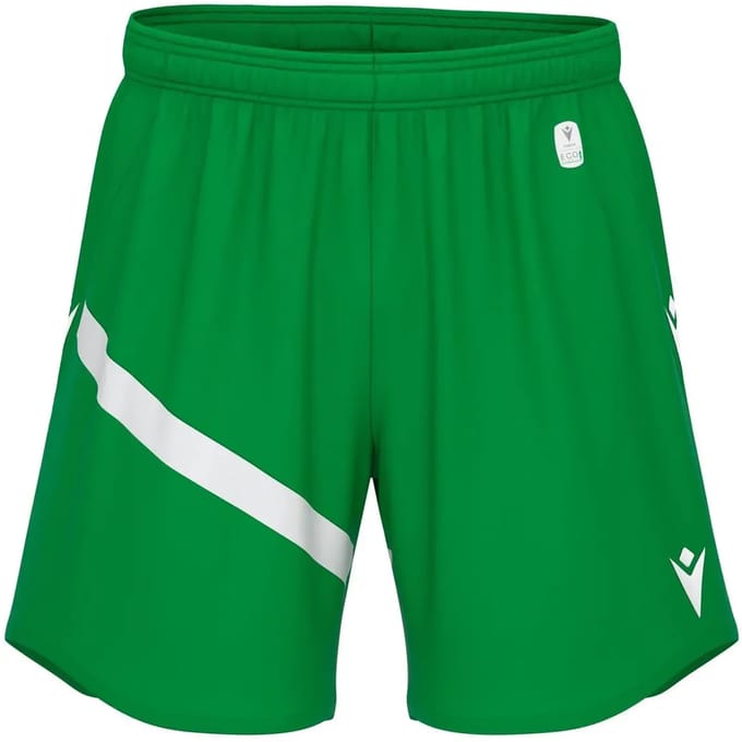 Macron Shen Eco Short Heren - Groen / Wit | Maat: 3XL