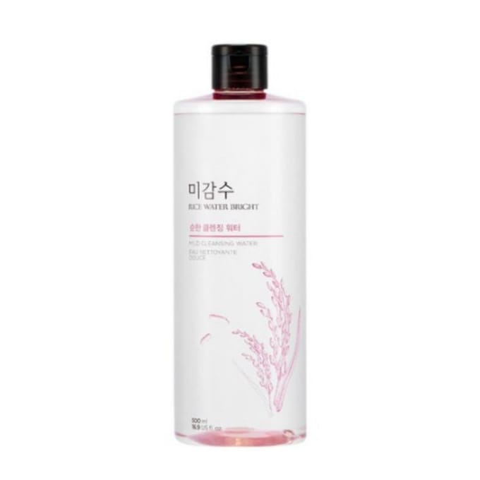 THE FACE SHOP Eau de Riz Eau Nettoyante Douce Lumineuse 500 ml white